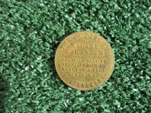 Vintage The Octoroon Madame Bolanger Los Angeles Brothel Token Coin - Picture 1 of 3