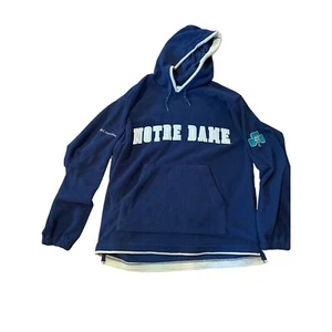 Columbia Notre Dame Fuzzy Women's Hoodie size M (#229) - Picture 1 of 8