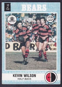 SCANLENS 1977 BEARS KEVIN WILSON No.20 - Picture 1 of 1