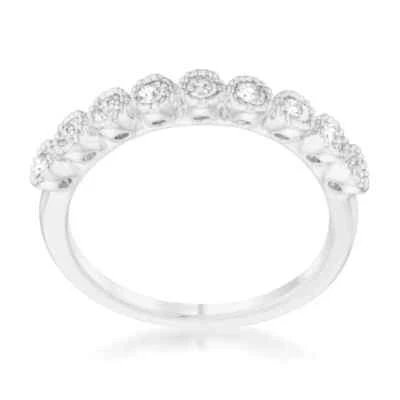 Bea 0.27ct CZ  Delicate Band - Image 1 of 4