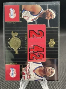 2002-03 Upper Deck Insiprations - Dual Jerseys 109 Melvin Ley & Elton Brand /325 - Bild 1 von 2