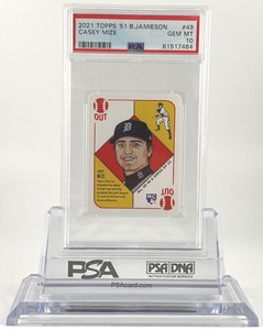 2021 Topps "1951 Blake Jamieson" Casey Mize #49 PSA 10 GEM MT