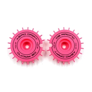 DS Racing Aero Drift Element Flat Black Font Rim 2 pcs Pink For 1/10 # AD-BFP-BF - Picture 1 of 2
