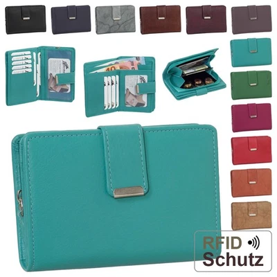 Geldbörse Portemonnaie Damen Leder Geldbeutel 9 Karten absolutes Top Modell Neu - Bild 1 von 3