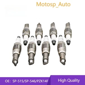 New Set of 8 OEM SP-546 PZK14F Spark Plugs For Expedition F250 F-450 Super Duty - Picture 1 of 3