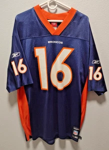 VINTAGE REEBOK NFL DENVER BRONCOS JAKE PLUMMER FOOTBALL JERSEY BLUE SIZE XL~k11 - Picture 1 of 3