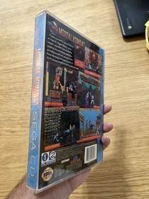 Mortal Kombat - Sega CD (Back Case Only) Missing Game and front half