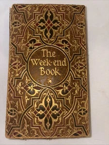 "The Week-End Book" 1929 Nonesuch Press 20th Edition. Impressed Leather Binding - Picture 1 of 24