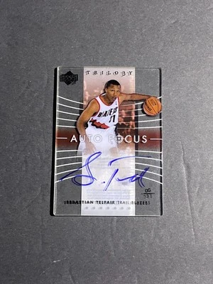 2004-05 Upper Deck Trilogy Sebastian Telfair Auto Focus Rookie Auto Card #AF-ST - Image 1 of 2