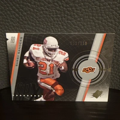 2011 SP #4 Barry Sanders Oklahoma State SPx 32/350 - Image 1 of 4