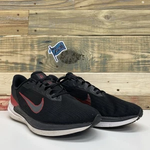 Nike Air Winflo 9 Athletic Running Sneakers Men’s Size 11.5 Black & Red - Picture 1 of 12