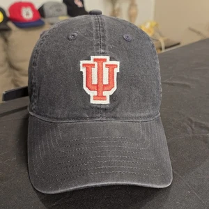 Indiana Hoosiers Hat - Strap Back NCAA College Mens Gray Adidas - Picture 1 of 9