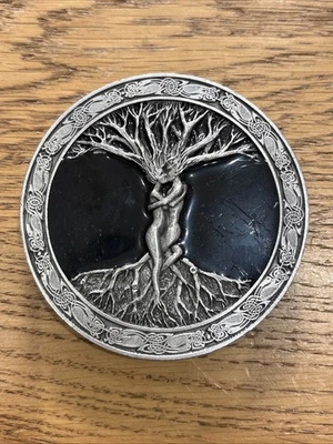 The Tree Of Life Belt Buckle Artistic Design Authentic Bergamot Fine Art Celtic - Image 1 of 2