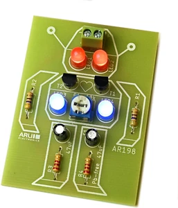 Leuchtender Mini Roboter LED Bausatz Elektronik - Bild 1 von 12