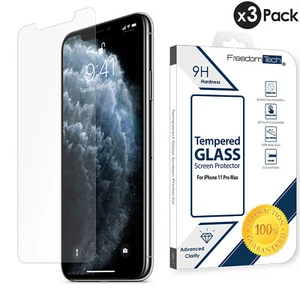 3er Pack für iPhone 11 Pro 8 7 6s Plus X Xs Max XR Hartglas Displayschutzfolie - Bild 1 von 11