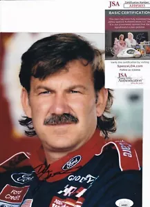 DALE JARRETT signed (NASCAR RACING) autographed 8X10 photo JSA COA AH95833 - Picture 1 of 1