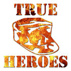 True Heroes Military Cap - Decal Sticker - Multiple Patterns & Sizes - ebn3675