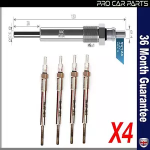 4X Glow Plug fits VAUXHALL MERIVA ASTRA CORSA 1.3 CDTI - Picture 1 of 1