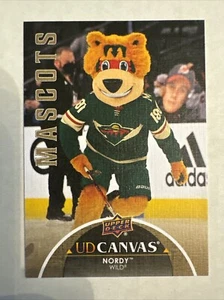 2021-22 Upper Deck Extended Series Nordy Mascots Canvas Minnesota Wild - Picture 1 of 1