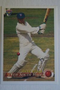 Sheffield Shield Vintage 1994 Futera Cricket Card - NSW - Steve Waugh