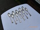 10  VICTORIAN SILVER PLATE SERVING  TABLE SPOONS. DECORATIVE VENETIAN IVY DESIGN