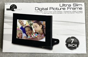 DIGITAL DECOR Ultra Slim Digital Picture Frame 7-Inch Color LCD Display DPF710 - Picture 1 of 2
