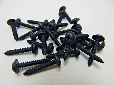 8 X 1 TORNILLOS DE AJUSTE DE CABEZA DE ARANDELA PHILLIPS ÓXIDO NEGRO Foto 1 de 4