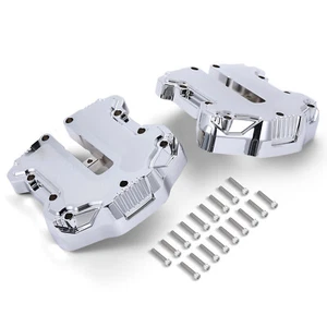 Chromed Lower Rocker Box Cover For Harley Touring M8 Touring Street Glide 18-UP - Imagen 1 de 4