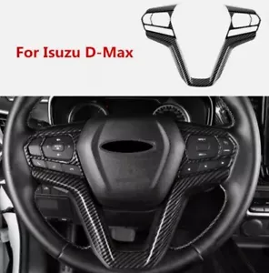 Per Isuzu MU-X MUX 2023 2024 2025 Fibra di Carbonio Coprivolante Auto Trim - Foto 1 di 8