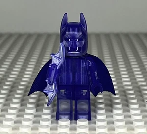Batman Monochrome Prototype Lego Minifigure W/ Custom Cape - Picture 1 of 4