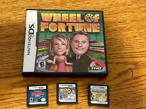 Nintendo DS Wheel of Fortune Mahjongg Zoo Tycoon 2 y cómo entrenar a tu dragón - Imagen 1 de 2