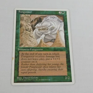 Tarjeta coleccionable común Fungusaur Magic The Gathering 1995 Green Summon Renaissance  - Imagen 1 de 2