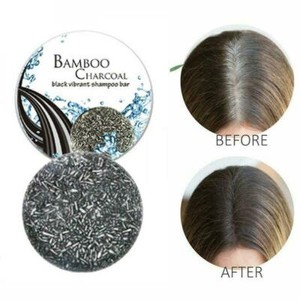 New Soap Hair Darkening Shampoo Bar Natural Conditioner&Repair 55G Black M