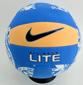 Nike All Court Lite Volleyball Ball Indoor Outdoor Polar/White/Melon Tint - Picture 1 of 5