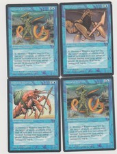 HOMARID WARRIOR X4  MTG MAGIC GATHERING  N-MINT Fallen empires  C12+