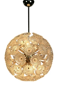 Sölken Pusteblume Sputnik Lampe Stab Pendel Hänge Leuchte Vintage 60er 70er - Bild 1 von 12