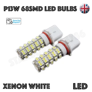 2X P13W CANBUS 68 SMD LED DRL FOG HEADLIGHT BULBS AUDI A4 B8 PSX26W 6000K WHITE - Picture 1 of 6