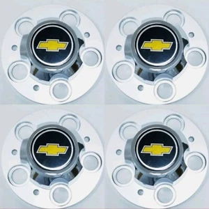 CHEVROLET CHEVY GMC TRUCK 5 LUG 15" 15x8 15x7 RALLY WHEEL CENTER HUB CAPS NEW - Picture 1 of 2