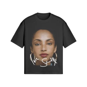 Sade Adu Face Pop Music T-Shirt Full Size S - 5XL Multicolor - Picture 1 of 3