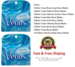 8 cartucce ricarica lamette rasoio Gillette Venus donna adatte per rasoio Embrace divine 4 - Foto 1 di 3