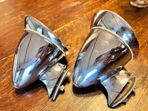 Specchio pressa da parete vintage anni 60 NOS [Set di 2 - Foto 1 di 6