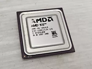 AMD-K6-166ALR, Socket 7, 166MHz, FSB 66MHz, 100% WORKING VINTAGE PROCESSOR! - Picture 1 of 2