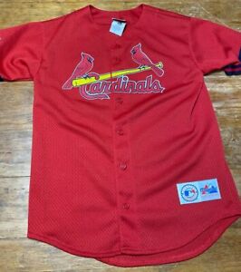Vintage Majestic Mark McGwire #25 St. Louis Cardinals Youth Sz Large Jersey