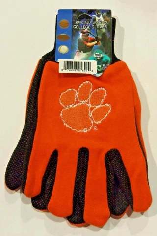 NCAA Clemson Tigers Utility Gloves Orange w/ Black Palm McARTHUR Cover