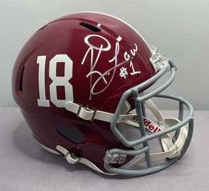Kendrick Law SIGNED Alabama Full Size Football Helmet w/ Beckett COA ~ Kentucky - Picture 1 of 8