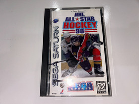 NHL All-Star Hockey 98 (Sega Saturn, 1998) CIB Complete in Box Excellent!