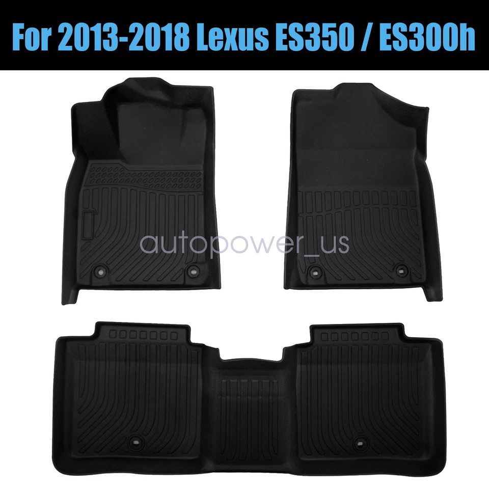 Tapetes delanteros y traseros impermeables TPE para Lexus ES350/ES300h 2013-2018 Foto 1 de 4