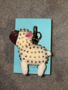 Burberry Wendy The Sheep Studded Cashmere Bag Charm Stuffed Animal Key Ring - Picture 1 of 4