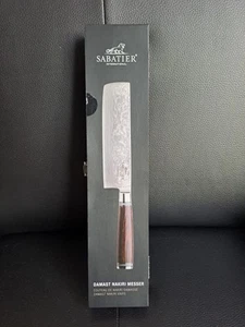 Sabatier Damast Nakiri Messer 18 cm –67 Lage- Pakkawood– NEU& OVP- inkl. Holzbox - Bild 1 von 4