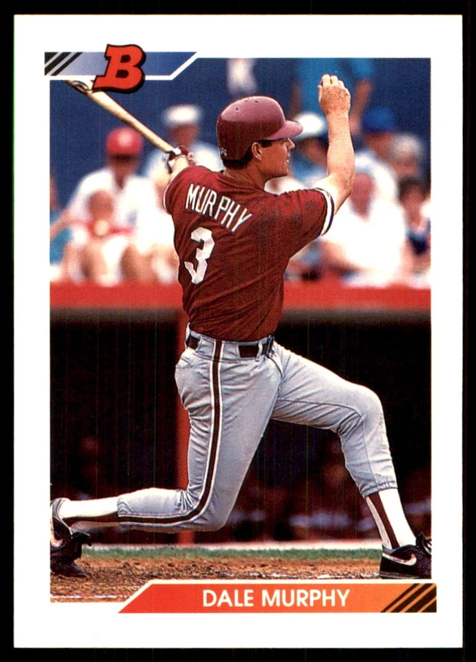 Dale Murphy 1992 Bowman #684 Phillies MLB READ FREE SHIPPING AutographDen - Image 1 of 2